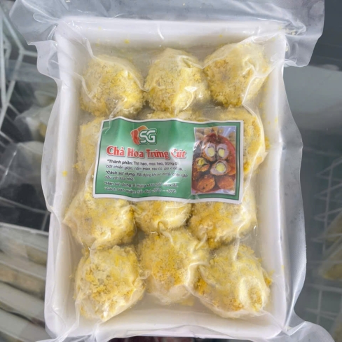Chả hoa trứng cút 300g